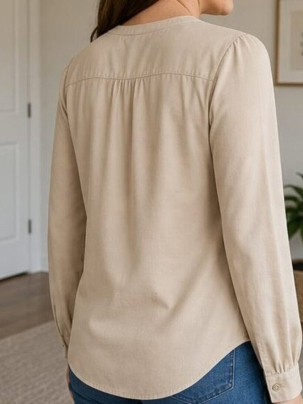 Sand Ruffle Blouse - Picture 3 of 6